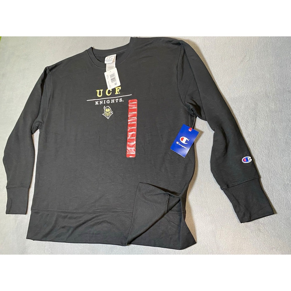 UCF Knights Central Florida Champion Crewneck Sweatshirt Black Women's XL Soft